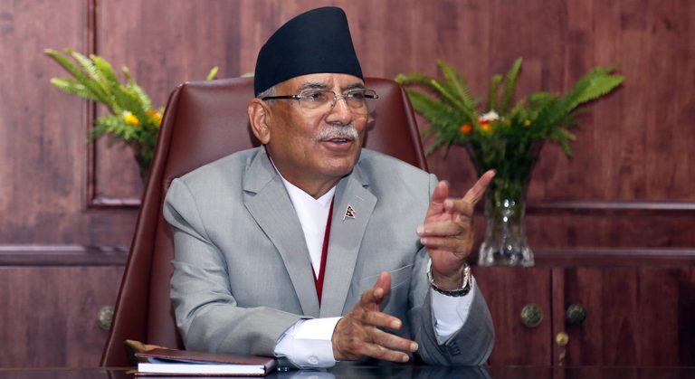 धान चामलमा आत्मनिर्भर हुने दिशामा योगदान गरौं : प्रधानमन्त्री दाहाल